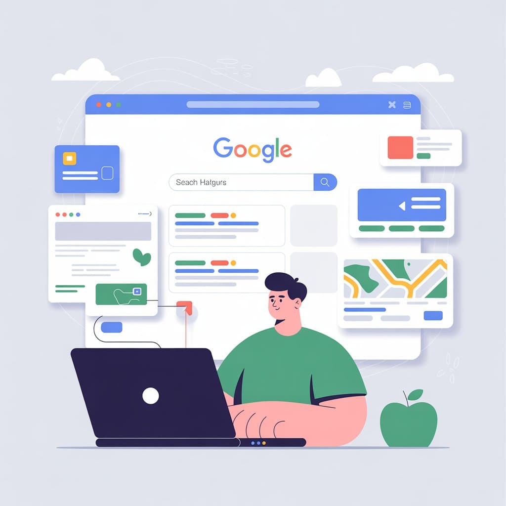 Comparación de resultados de Google